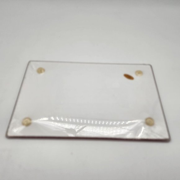 Tara Temptations Old World Tempered Glass Trivet Cutting Tray Lot of 2 Red 7 in - Picture 7 of 10